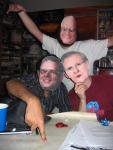 Dick Cheney looms over George Tenet and Donald Rumsfeld