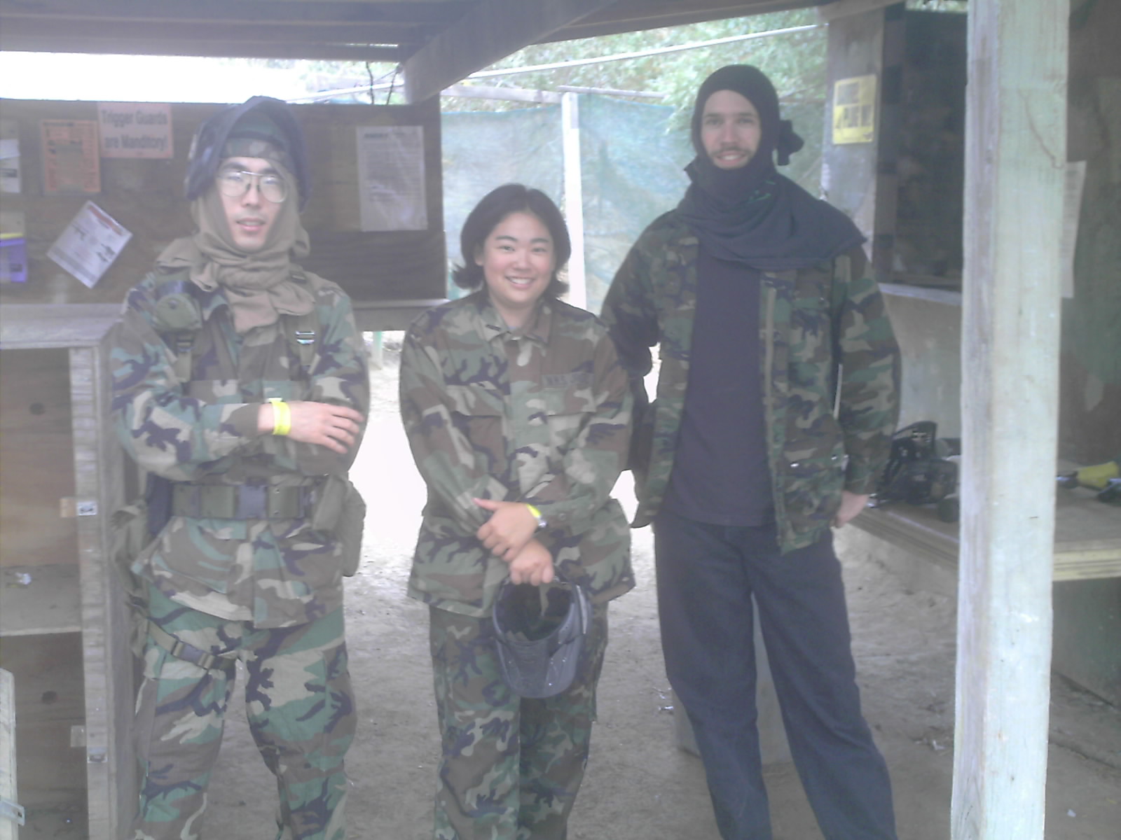 Enigma Squad #1.
Left to right:  Tom L., Stephanie O., David J. (Not pictured, Aaron V.)