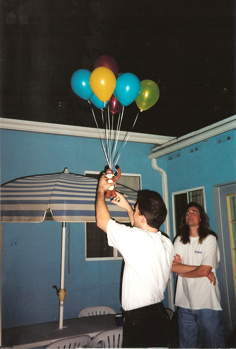 surprise bday party game_mike reed and monkeys